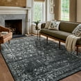 thumbnail image 1 of Moynesa Washable Area Rugs,6x9 Rugs for Bedroom Soft Rugs for Bedroom Aesthetic Boys,Retro Distressed Non Slip Throw Rug Carpet Dining Room Rugs for Under Table, 1 of 11