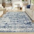 thumbnail image 1 of Moynesa Washable Area Rugs,8x10 Rugs for Bedroom Soft Rugs for Bedroom Aesthetic Boys,Retro Distressed Non Slip Throw Rug Carpet Dining Room Rugs for Under Table, 1 of 9