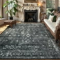 thumbnail image 1 of Moynesa Washable Area Rugs,8x10 Rugs for Bedroom Soft Rugs for Bedroom Aesthetic Boys,Retro Distressed Non Slip Throw Rug Carpet Dining Room Rugs for Under Table, 1 of 10
