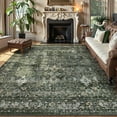 thumbnail image 1 of Moynesa Washable Area Rugs,8x10 Rugs for Bedroom Soft Rugs for Bedroom Aesthetic Boys,Retro Distressed Non Slip Throw Rug Carpet Dining Room Rugs for Under Table, 1 of 10
