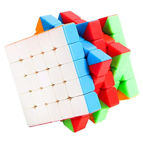 Moyu 5X5X5 High Speed Stickerless Puzzle Cube For 14 Years And Up, Teen