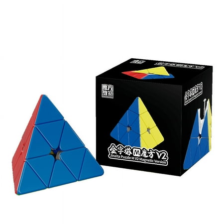 Moyu Meilong V2 Pyraminx Magnetic Stickerless Magic Cube Speed Puzzle Fidget Toys
