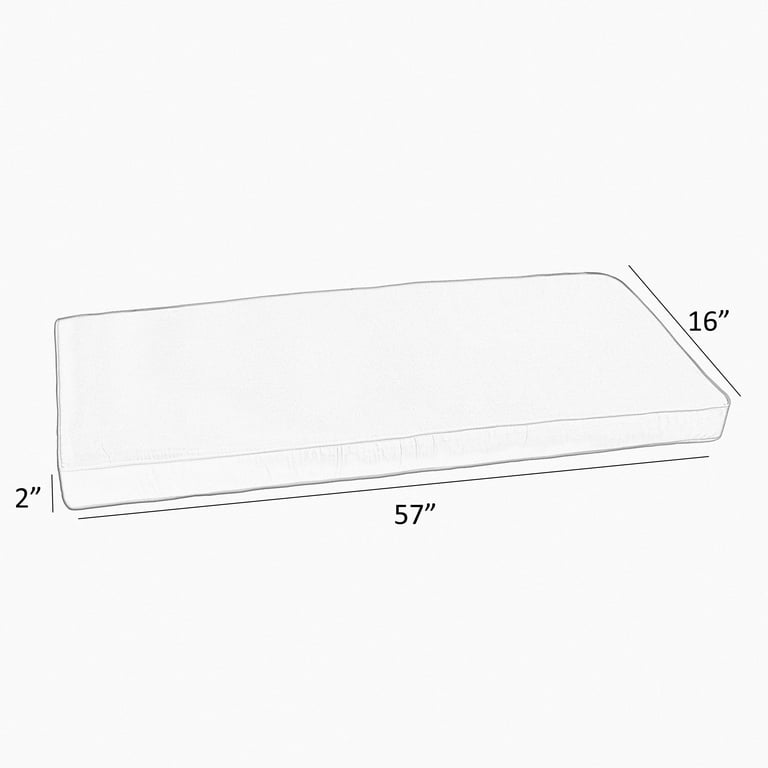 57 x 16 bench cushion sale