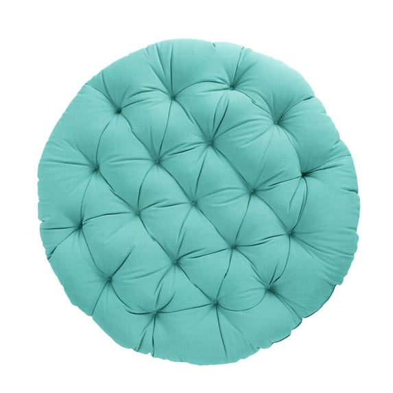 Sunbrella Sorra Home Indoor/Outdoor Round Papasan Cushion 44 x 44 x 4 - Canvas Aruba