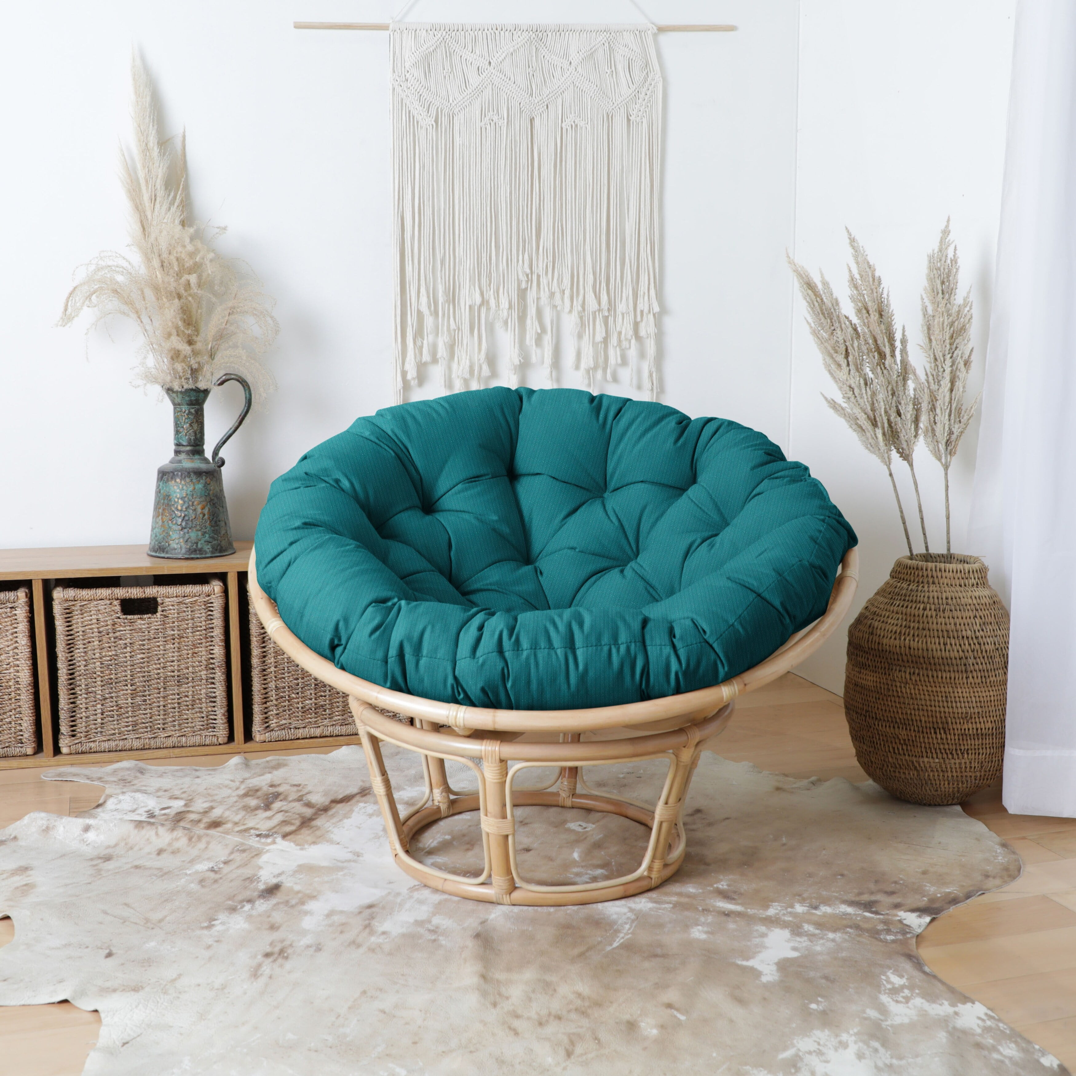 Round papasan cushion sale