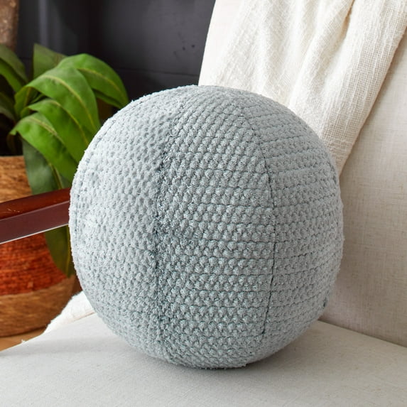 Mozaic Company Humble + Haute Velvet Shimmer Indoor Ball Pillow 12 in x 12 in - Sutherland Monument