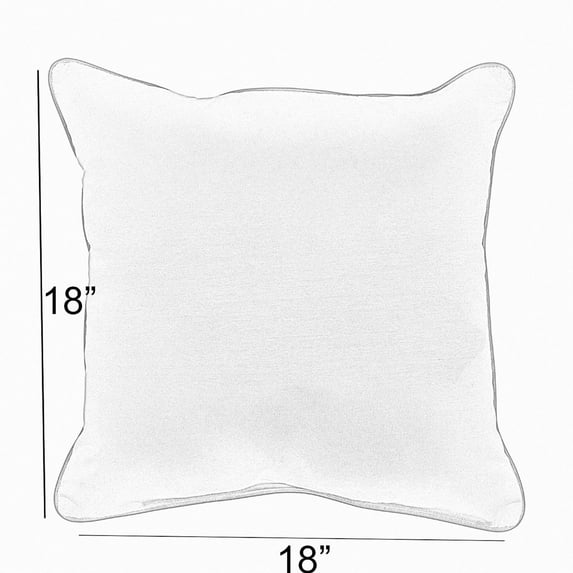 Sunbrella Yellow Lemons Indoor/ Outdoor Pillows (Set of 2) 18 in x 18 in