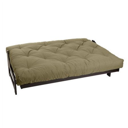 Mozaic Full Size 10-Inch Futon Mattress, Khaki