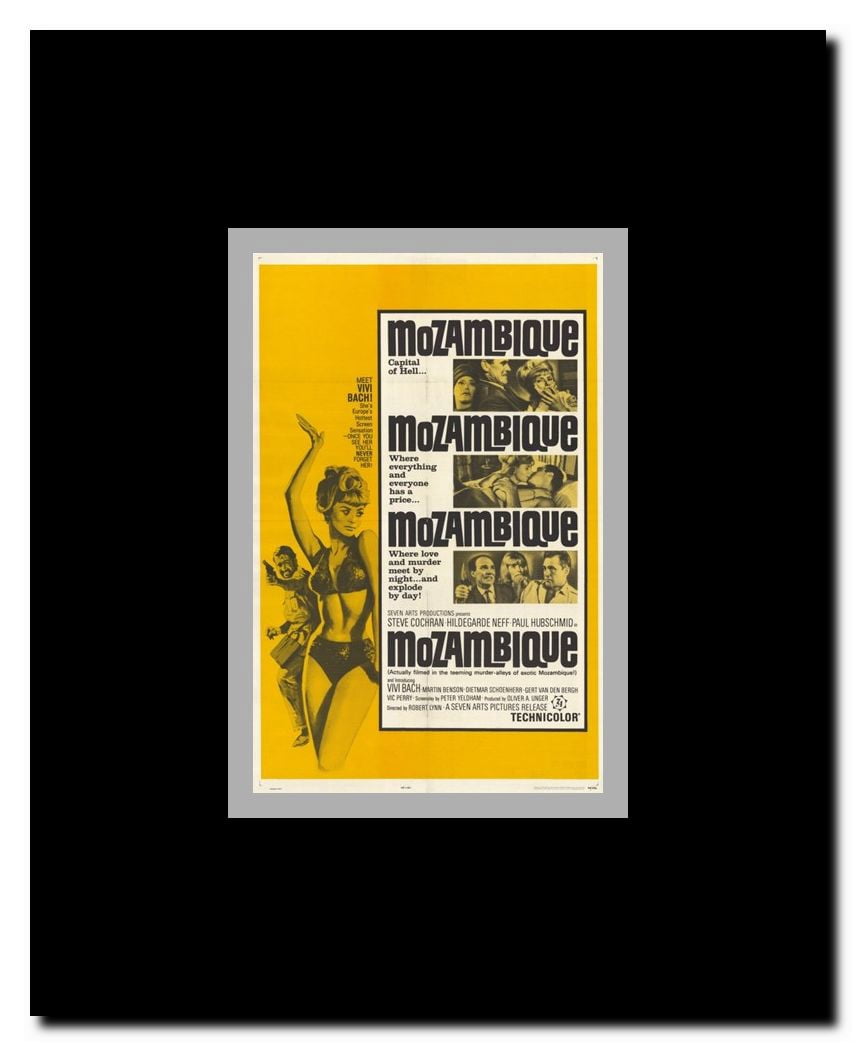 Mozambique Framed Movie Poster