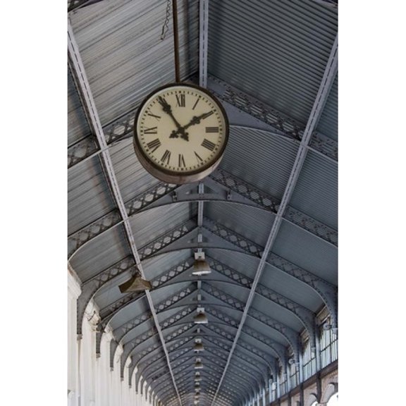 Mozambique, Maputo, Colonial era C.F.M. Train Station Poster Print by Paul Souders (11 x 17)