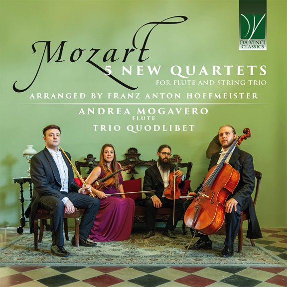 Mozart : 5 Nouveaux Quatuors pour Flte et Trio Cordes Arrangs par Franz Anton H (Audiobook)