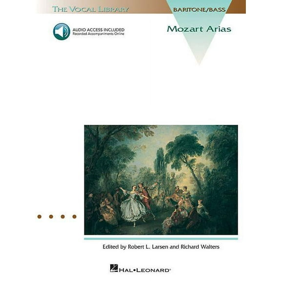 Mozart Arias for Baritone/Bass Book/Online Audio (Paperback)