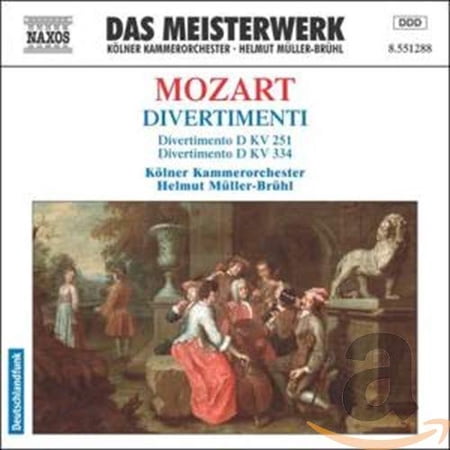 Wolfgang Amadeus Mozart Mozart: Divertimenti KV 251 & 334 (CD)