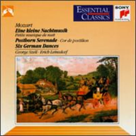 Mozart: Eine kleine Nachtmusik; Posthorn Serenade; Six German Dances (CD) by Bernard Adelstein (posthorn)