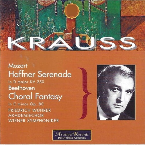 Mozart / Krauss - Haffner-Serenade + Beethoven - Music & Performance - CD