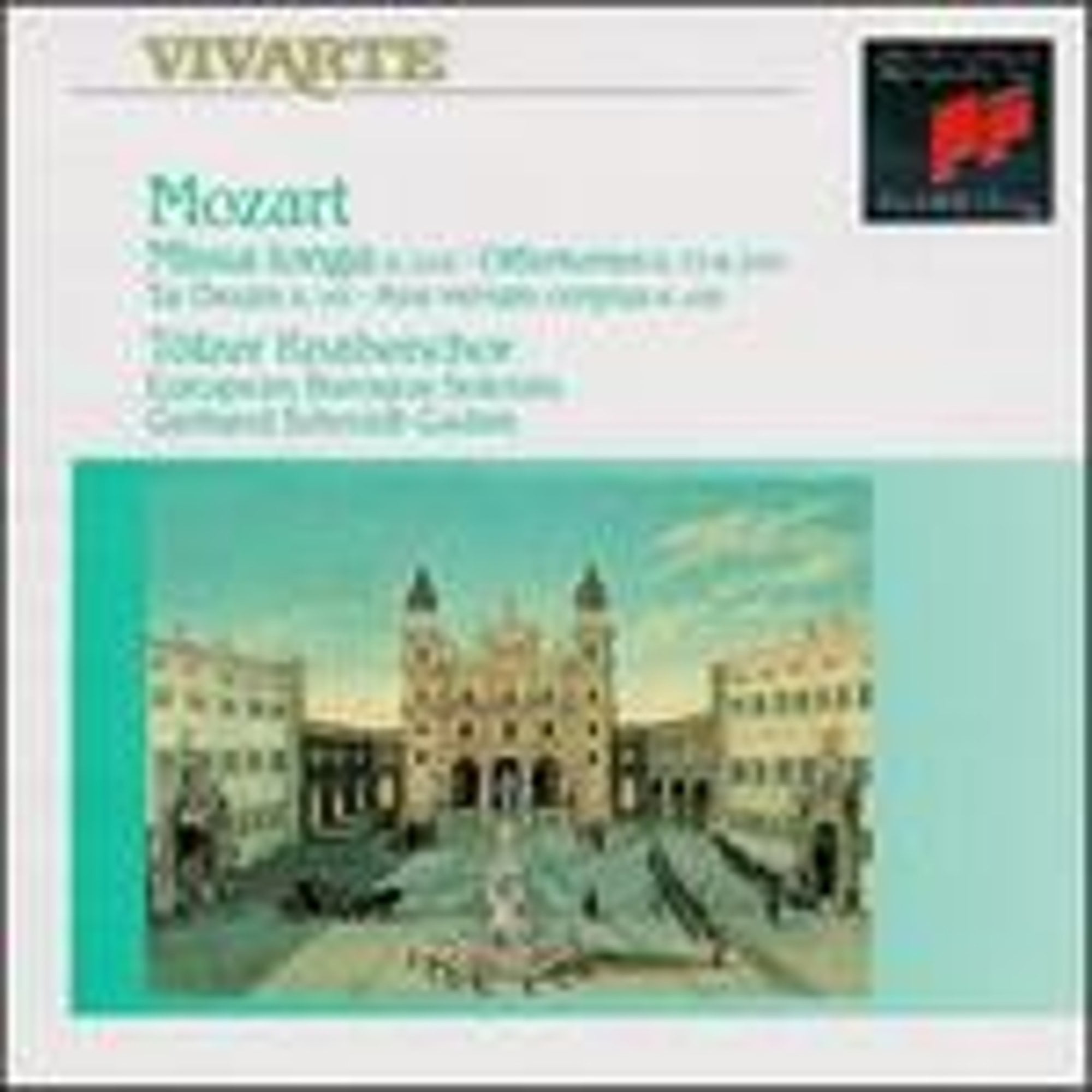 Mozart Missa longa K. 262; Offertories K. 72 & 260; Te Deum K. 141