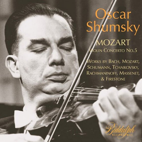 Mozart / Shumsky,Oscar - Oscar Shumsky Plays Mozart Concerto No. 5 And Other Short Pieces - CD
