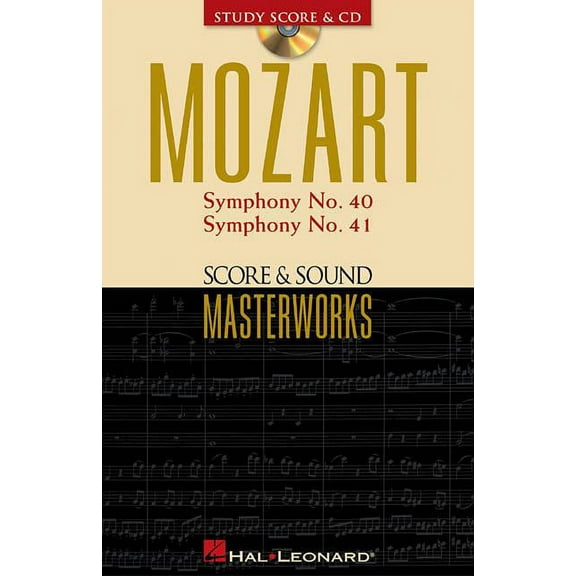 Mozart - Symphony No. 40 in G Minor/Symphony No. 41 in C Major: Score & Sound Masterworks (Other)