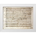 thumbnail image 1 of Mozart, Wolfgang Amadeus 32x25 White Modern Wood Framed Museum Art Print Titled - Six Contre Dances - Two Oboe and Horn Parts, 1 of 4