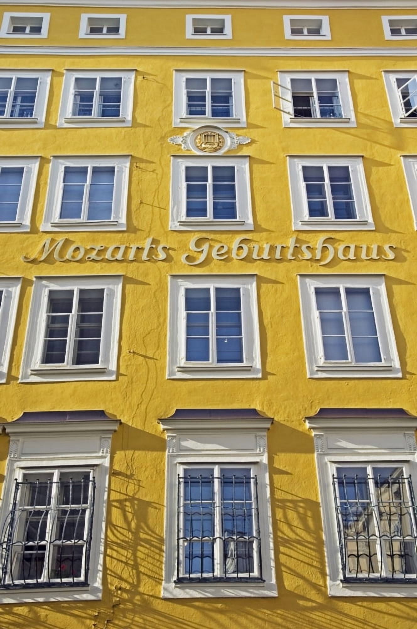 Mozarts Birthplace Exterior Canvas Art - Chris Parker Design Pics (22 x 34)