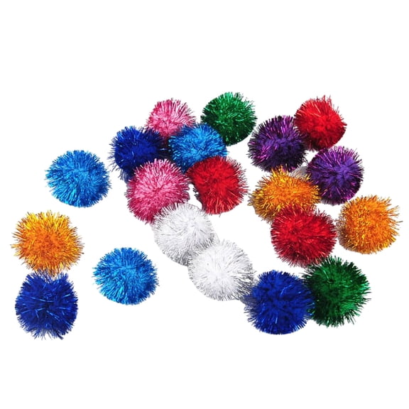 Mozhitti 20 PCS Cat Toy Interactive Glitter Cat Toy For Cats Holiday Party Christmas Decorations 1.38