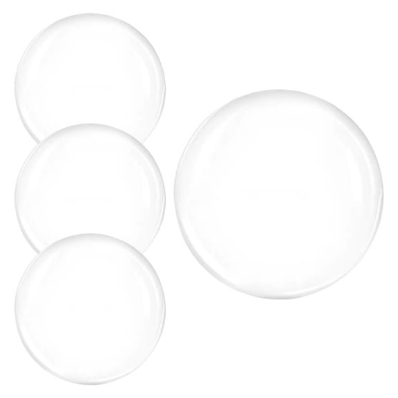 Mozhitti 4 PCS 3.15" Door Stopper Wall Protector Large Silicone Door Handle Bumper Wall Protectors With Self Sticker For Protecting Wall