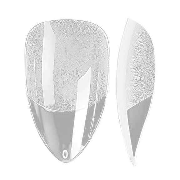 Mozhitti 504pcs Extra Short Almond Nail Tips Clear Full Cover Acrylic Gel X Nail Tips Shape Almond False Nails For Women Girls Manicure
