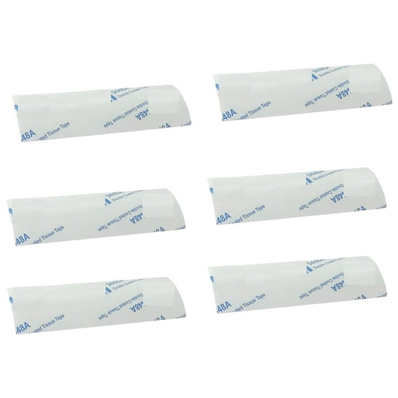 Mozhitti 6 Sets Horizontal Blinds Replacement Slats White Blind Tabs Fixers For