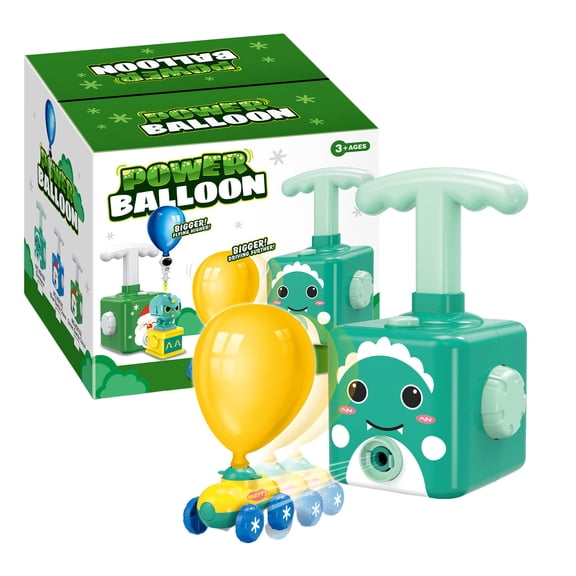 Mozhitti Car Toy Balloon Car Balloon Racing Car Toy Set Aerodynamics Scientific Experiment Toy For Toddlers From 3 Years Plastic