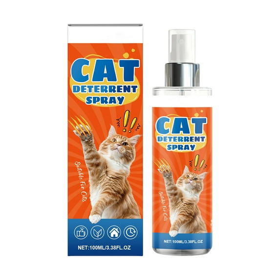 Mozhitti Cat Spray For Indoor & Outdoor Cat Scratch For Furniture Sofas Rugs Curtain Cats Behavior Training Marking With Natural Ingredients 100ml