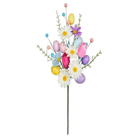 Mozhitti Easter Egg Branches Border Home Party Decoration Berry Easter Egg Cuttings Product Easter (A)