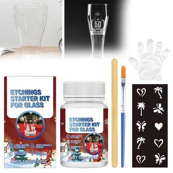 Mozhitti Glass Engraving Kit With 6 Tools Engraving Kit For Glass Beginners That Creates Engraving Patterns Glass Engraving Start Up Means For Intricate Designs