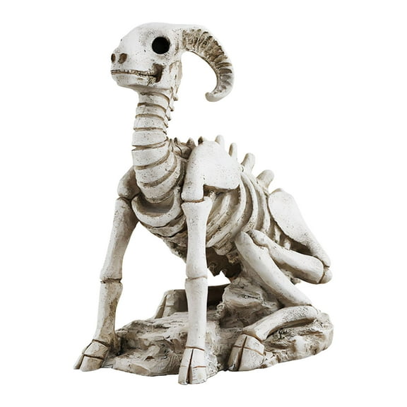 Mozhitti Halloween FELTREE Halloween Skeleton Halloween Dark Skeleton Decoration Props Set Up Goat Skeleton