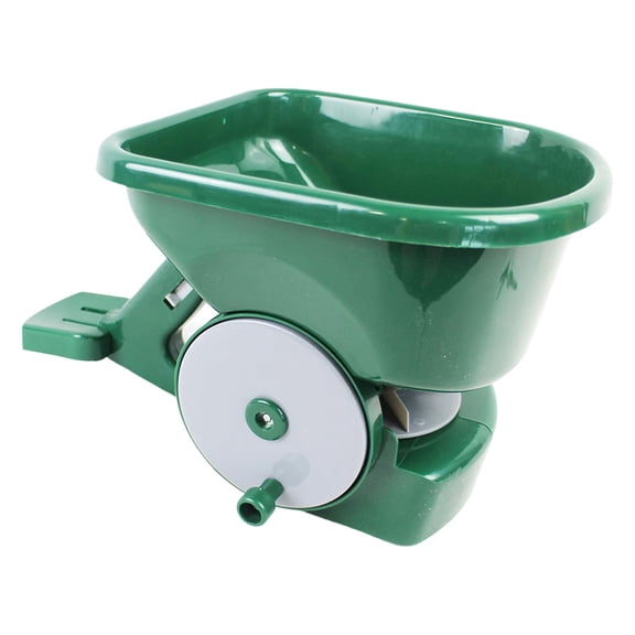 Mozhitti Handheld Seed Spreader With Adjustable Control 30x21.4x20.5cm Spreader Garden Tool Versatile Garden Use For Spreading Manure Compost Lime