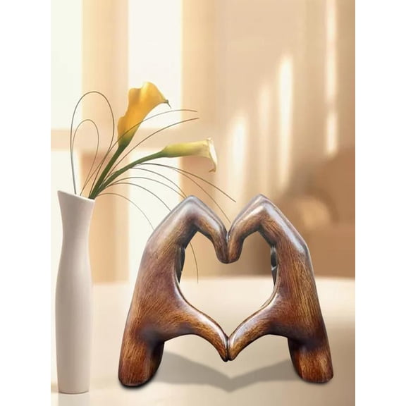 Mozhitti Hands Sculpture Love Finger Aesthetic Boho Decor Wedding Decorations Knacks Home Decor For Shelves Decor Thanksgiving Valentine's Day Gifts