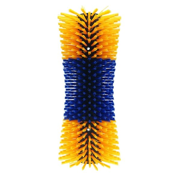 Mozhitti Horse Brush 4 Pcs Horse Grooming Kit Durable Livestock Scratch Brush Grooming Brushes For Horse Cow Goat Sheep Pig To To Hang Farm Supplies Blue And Yellow