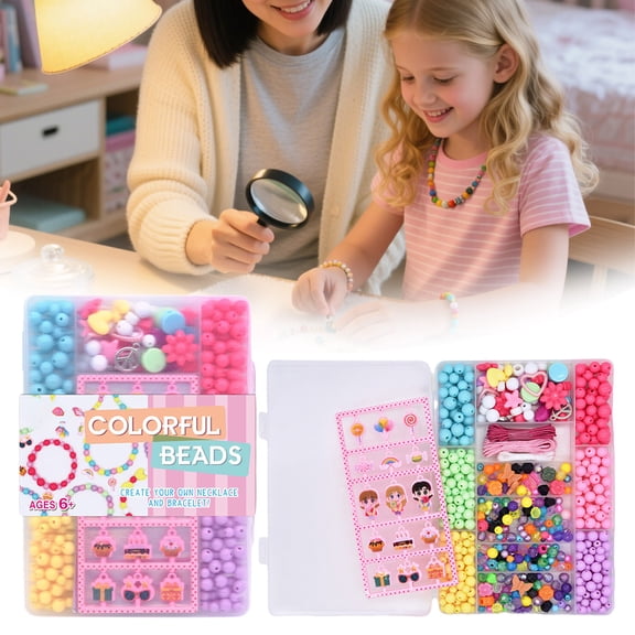 Mozhitti Kit Making Bracelets Friendship Bracelet Kit Letter Beads For Making Jewelry Crafts Gifts For Girls Alphabet Beads Bracelet Making Studio Manufacturing Customizable Bracelets（C）