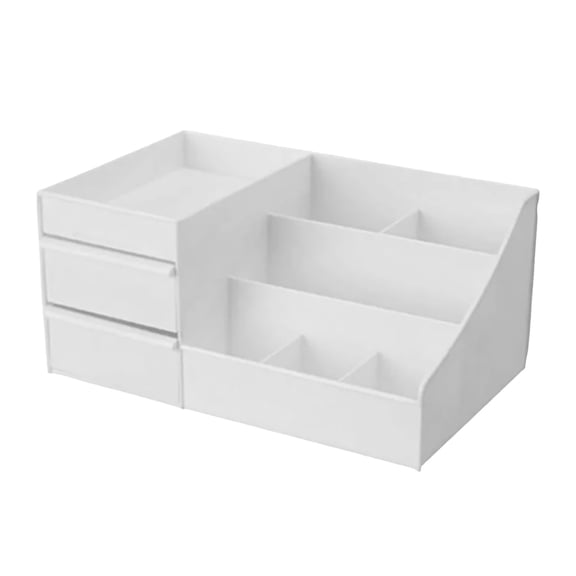Mozhitti Makeup Organizer Skin Care Organizers And Storage Box With Drawers For Vanity Bathroom Countertop Holder For Lipstick Perfume Brush Dresser Desk Top Cosmetics Display C