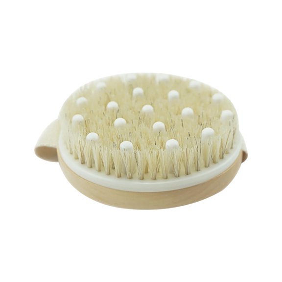 Mozhitti Massage Brush Massage Dry Brush Body Bath Brush Round Body Brush Shower Brush Massage Bath Brush Unisex Body Brush Body Bathing Supply Body Bathing Tool Unisex Dry Brush