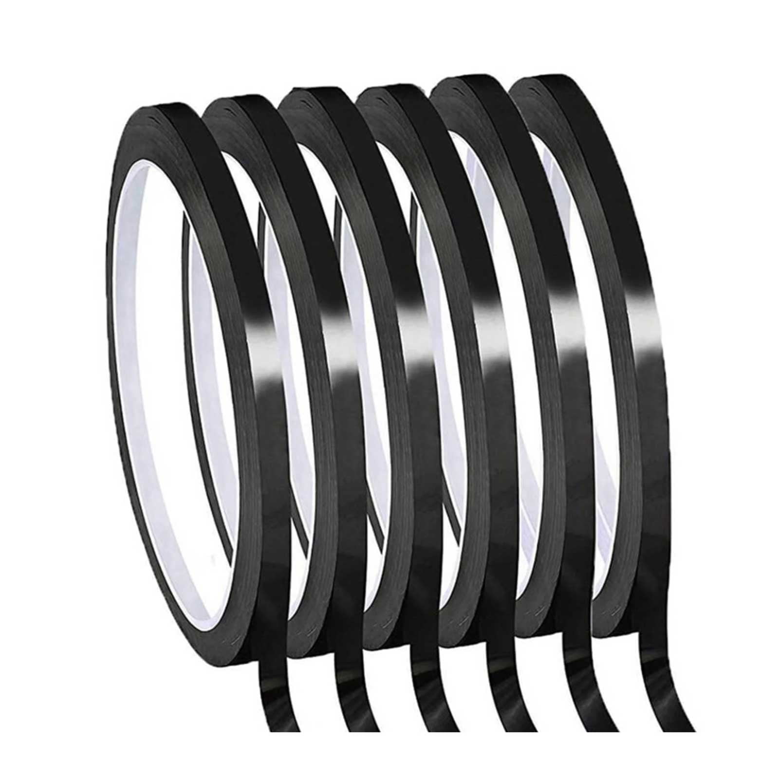 T.R.U. CVT-536 White Vinyl Pinstriping Dance Floor Tape: 1/4 In. Wide X 36 Yds. Several Colors