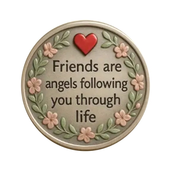 Mozhitti Pocket Friendship Blessing Are Made Of Metal And Come With A Sentimental Card. They Can Be Used For Exchanging Gifts At Various Parties And Gatherings