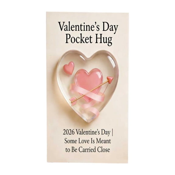 Mozhitti Pocket Hug Gift Exchange Contains An Acrylic Figurine And A Greeting Card Suitable For Various Occasions As A Commemorative Gift To Witness Friendship