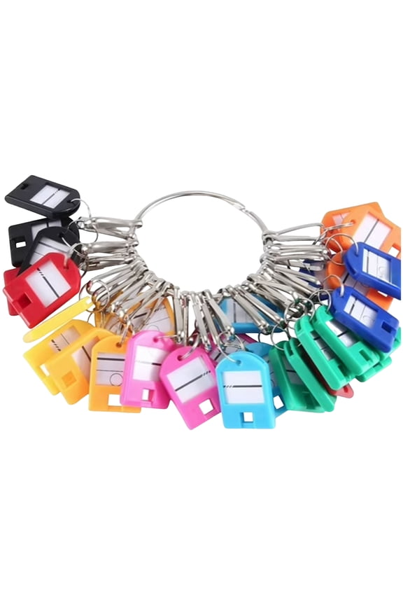Portable Key Organizer With 30 Individual Spring Hooks And Tags For Multiple Keys Janitor Apartments