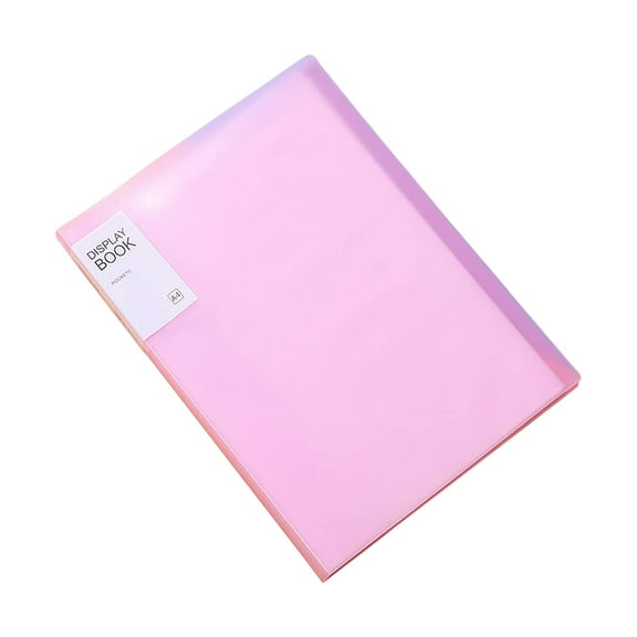 Mozhitti Presentation Book Portfolio 40 Pockets File Folder With Clear Sleeves For Artwork