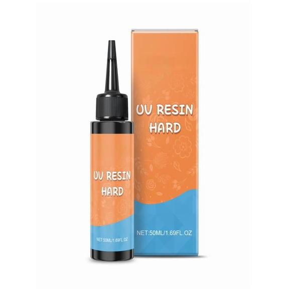 Mozhitti Resin Hard Curing Resin Glue Art Pendants Earrings Necklaces Bracelets Accessories Epoxy Resin DIY For Jewellery Making 50ml