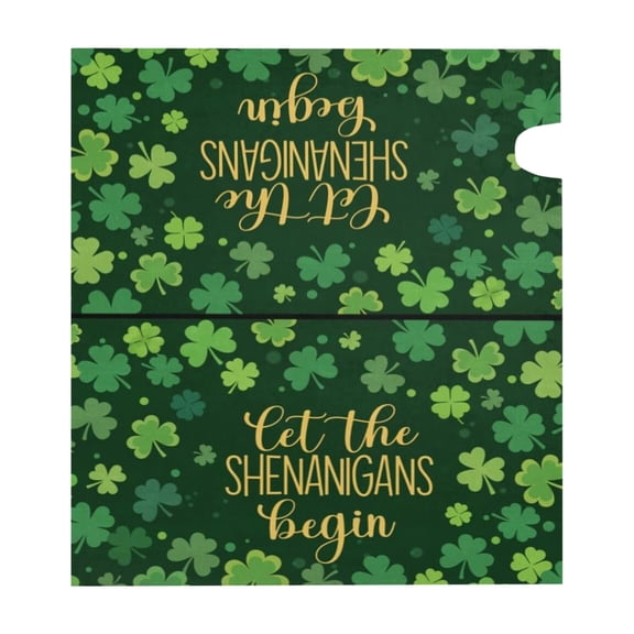 Mozhitti St. Patrick's Day Mailbox Cover No Install Strong Magnet Mailbox With Funny Slogan & Full Print Outdoor Festive Decor For Metal Mailbo