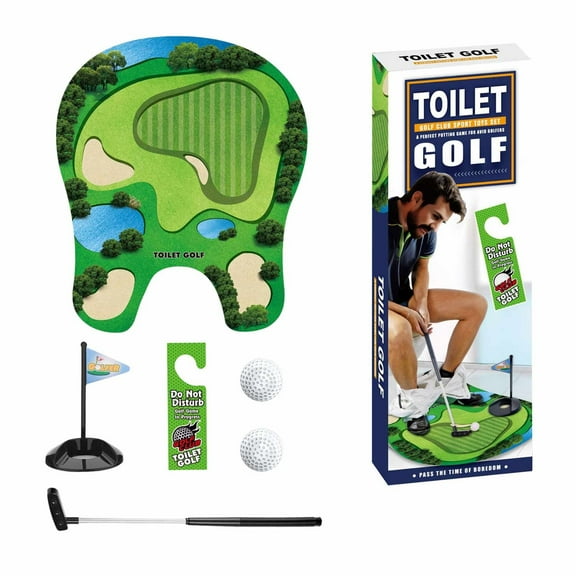 Mozhitti Toilet Game Funny Toilet Set Gift For Men Cool White Elephant Gift For Adults Hilarious Prank Birthday Gift Idea Present For Husband Dad And Boyfriend