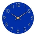 thumbnail image 1 of Mozhitti Wall Clock 12 Inch Silent Non-Ticking Wall Clocks Battery Operated - Modern Simple Wooden Clock Decorative for Kitchen,Home,Bedrooms,Bathroom,Office,Living Room(Blue), 1 of 9