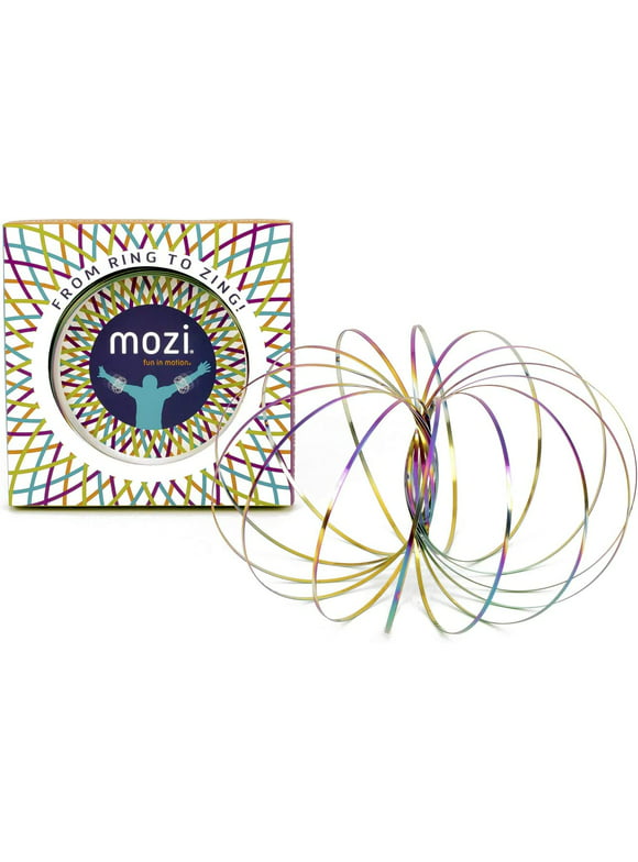 Mozi by Fun in Motion Toys  Amazing Geometric Arm Ring Toy Set  Easy to Use  Dazzling to Watch Ages  Makes a Great Gift (Iridescent)