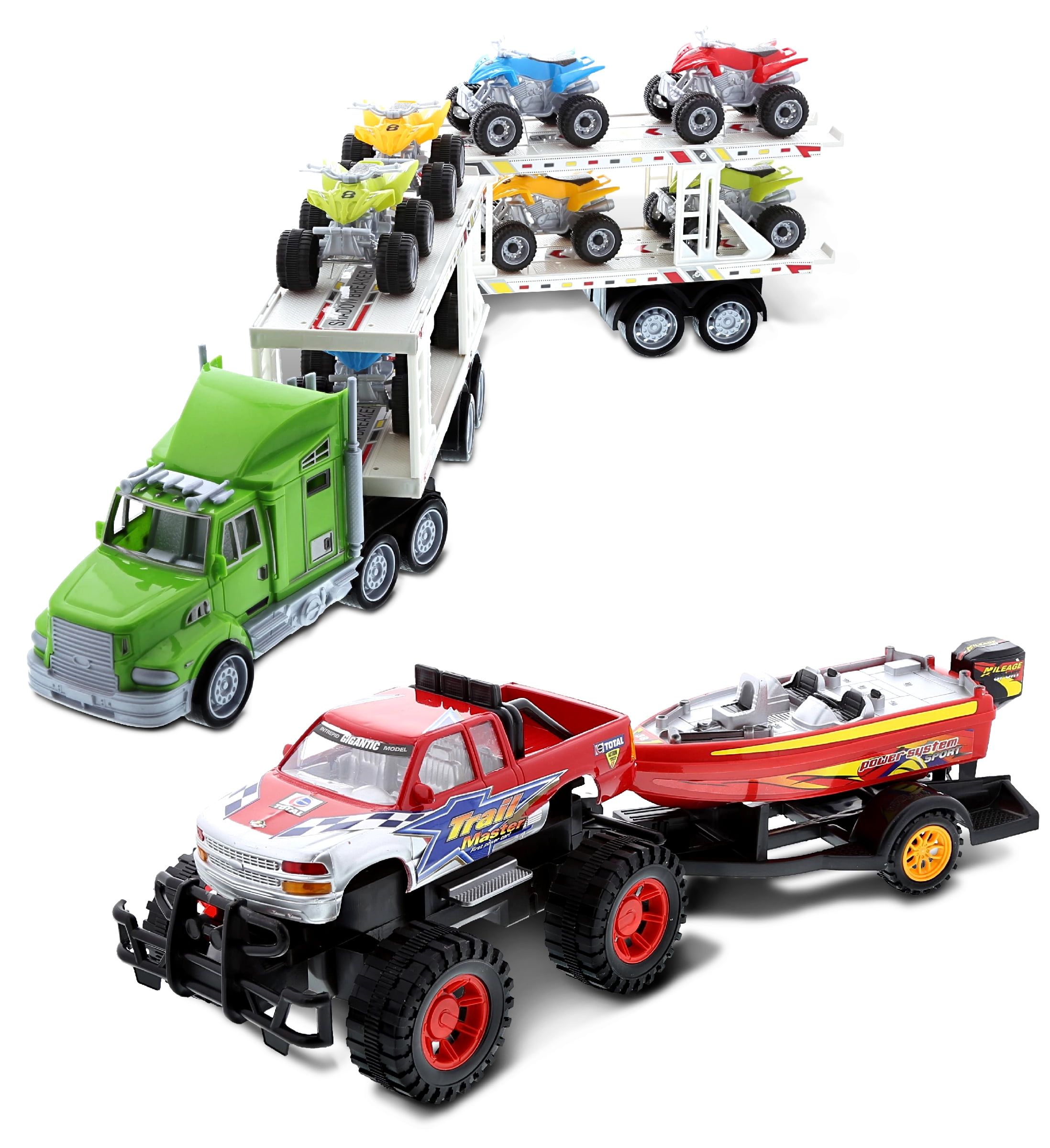 Friction Monster Trucks 2-Pack Set
